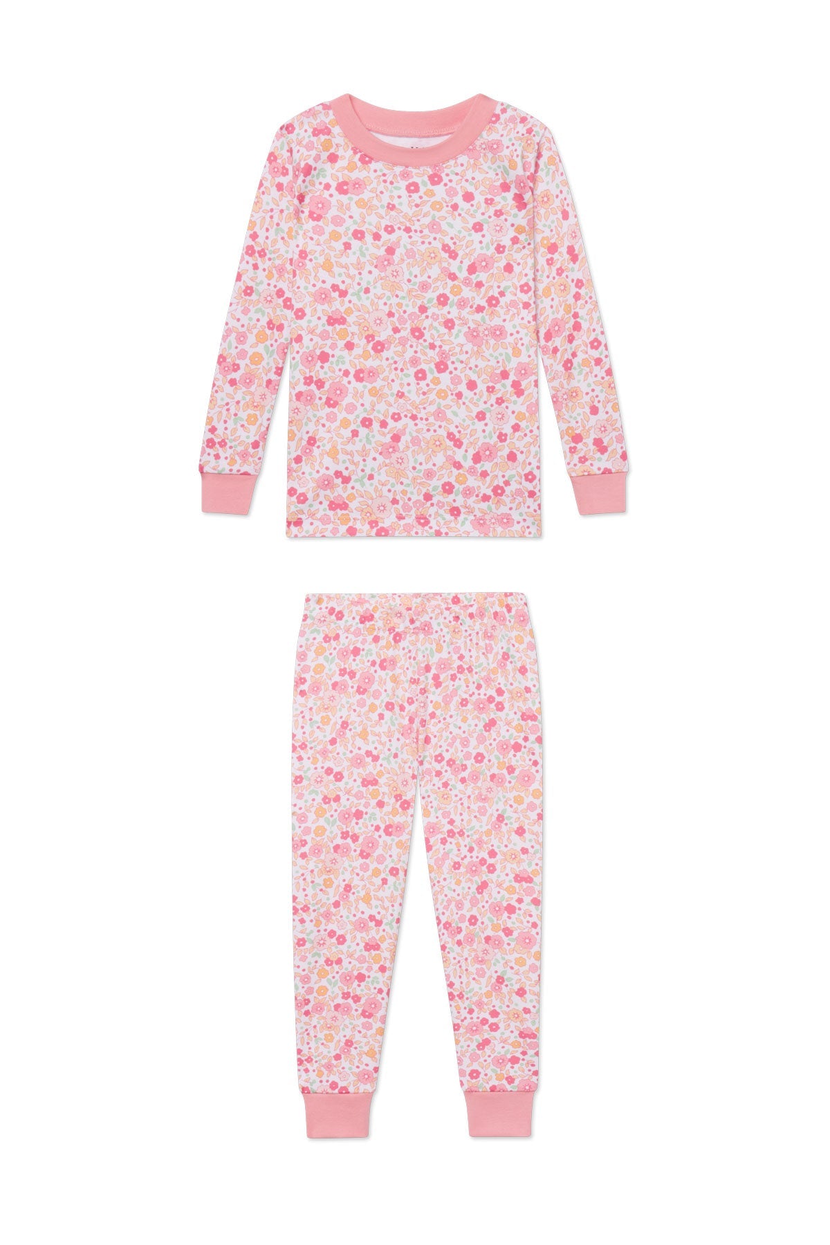 Kids Long-Long Set in Rosewater Vivian Floral