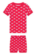 Kids Shorts Set in Tart Scallop Shell