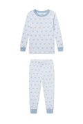 Kids Long-Long Set in French Blue Heart