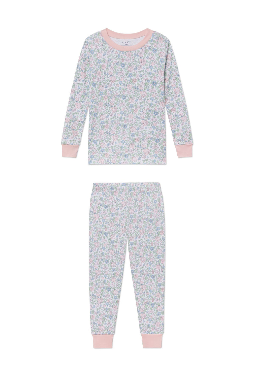 Kids Long-Long Set in English Rose Elizabeth Floral