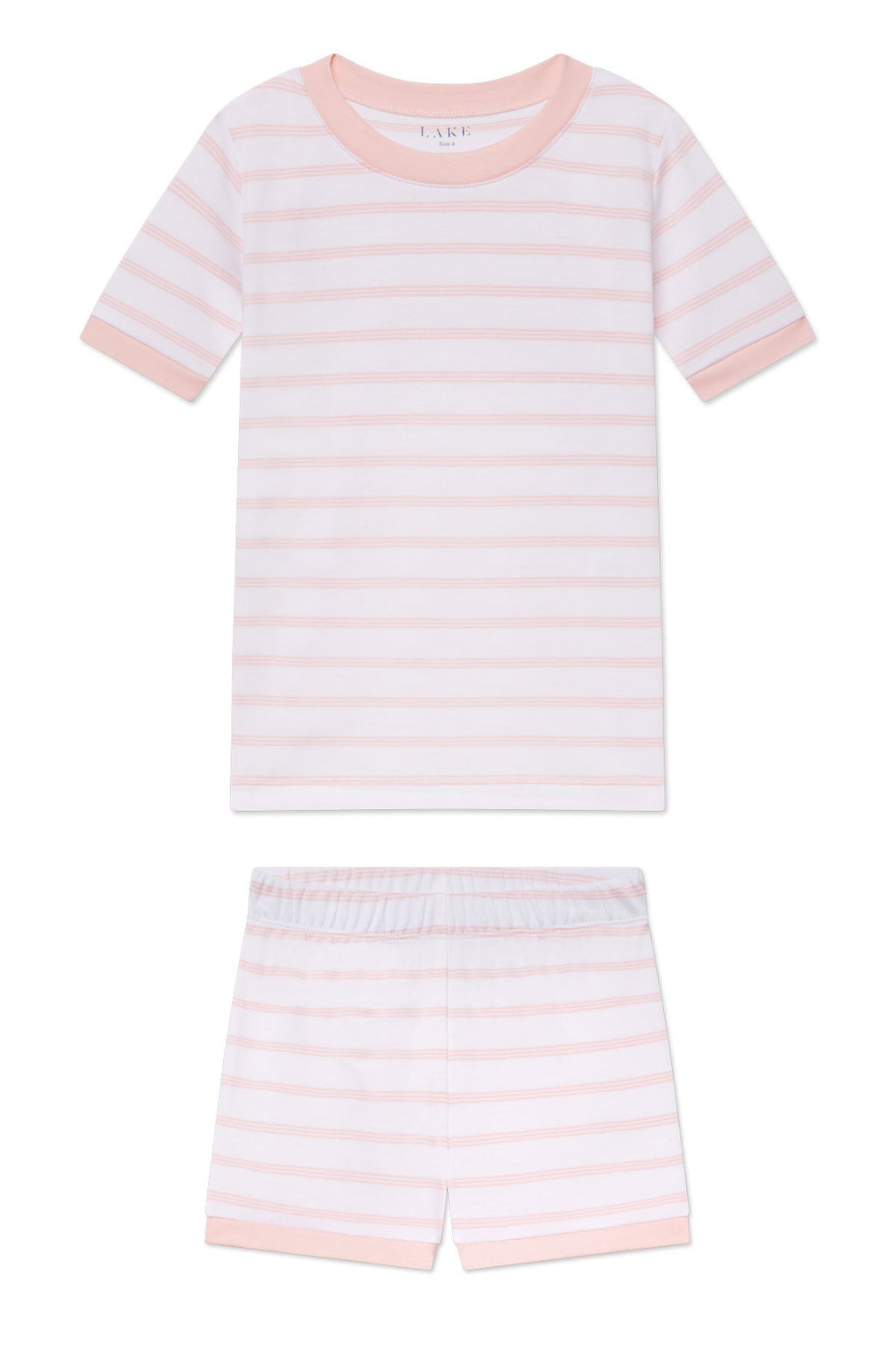 Kids Shorts Set in English Rose Triple Stripe
