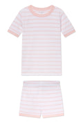Kids Shorts Set in English Rose Triple Stripe