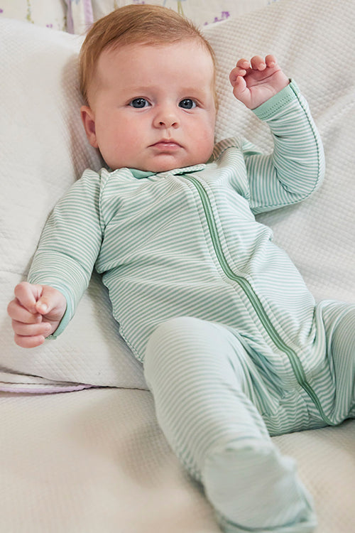 Baby Sleeper in Parisian Green