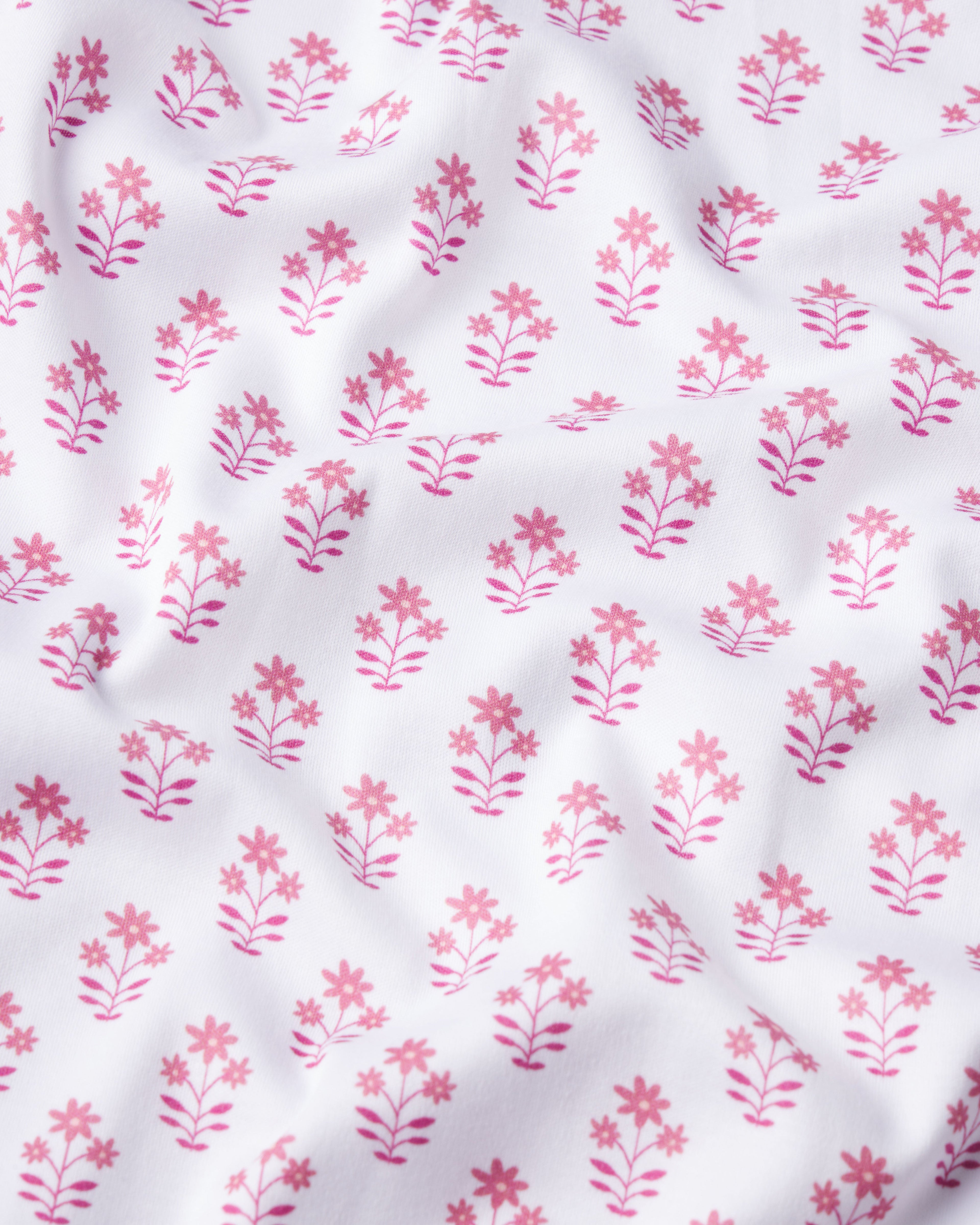 Pima Long-Long Set in Light Camellia Posy