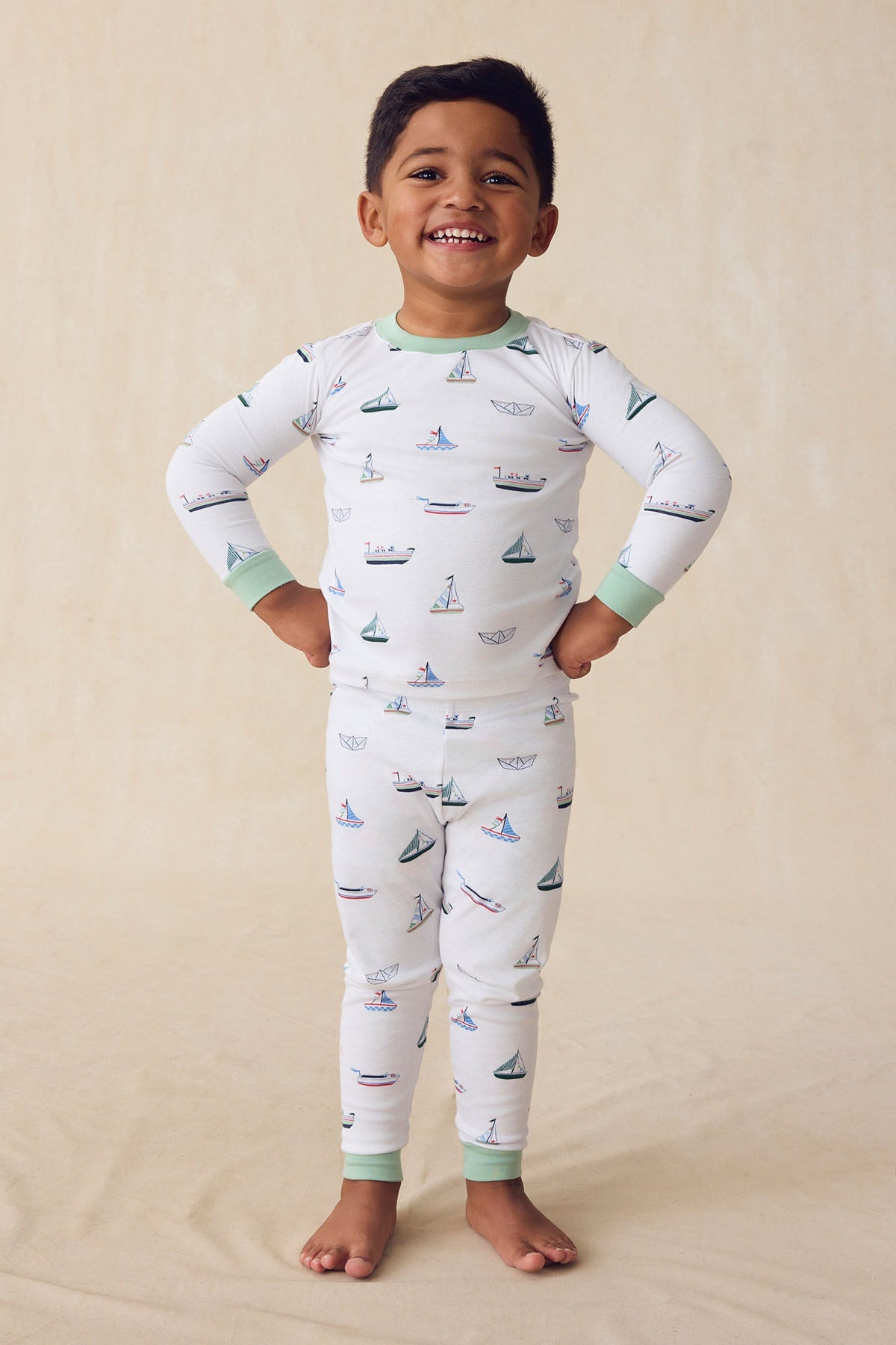 Kids Long-Long Set in Sail Away