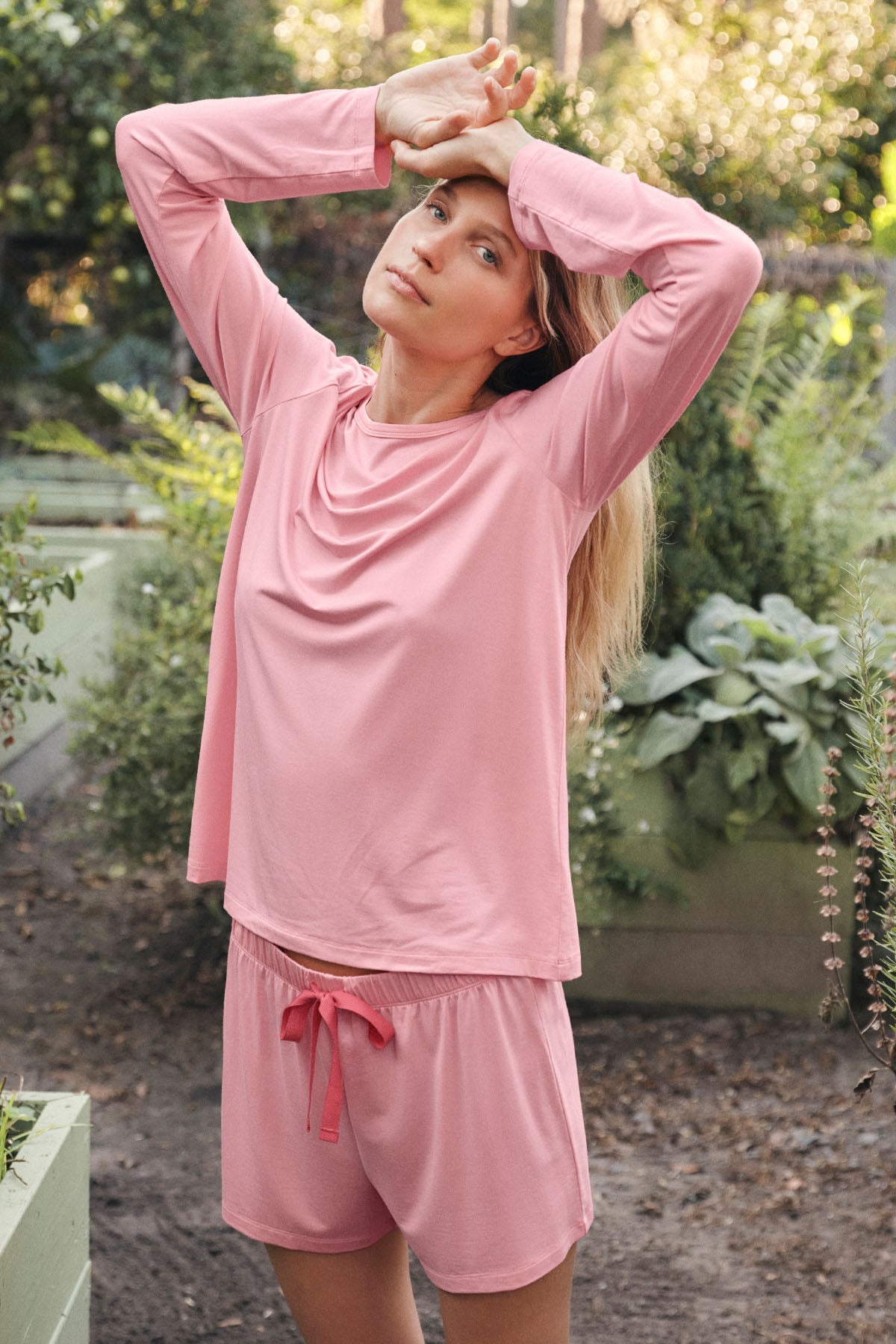 DreamModal® Ribbon Long-Short Set in Rosewater
