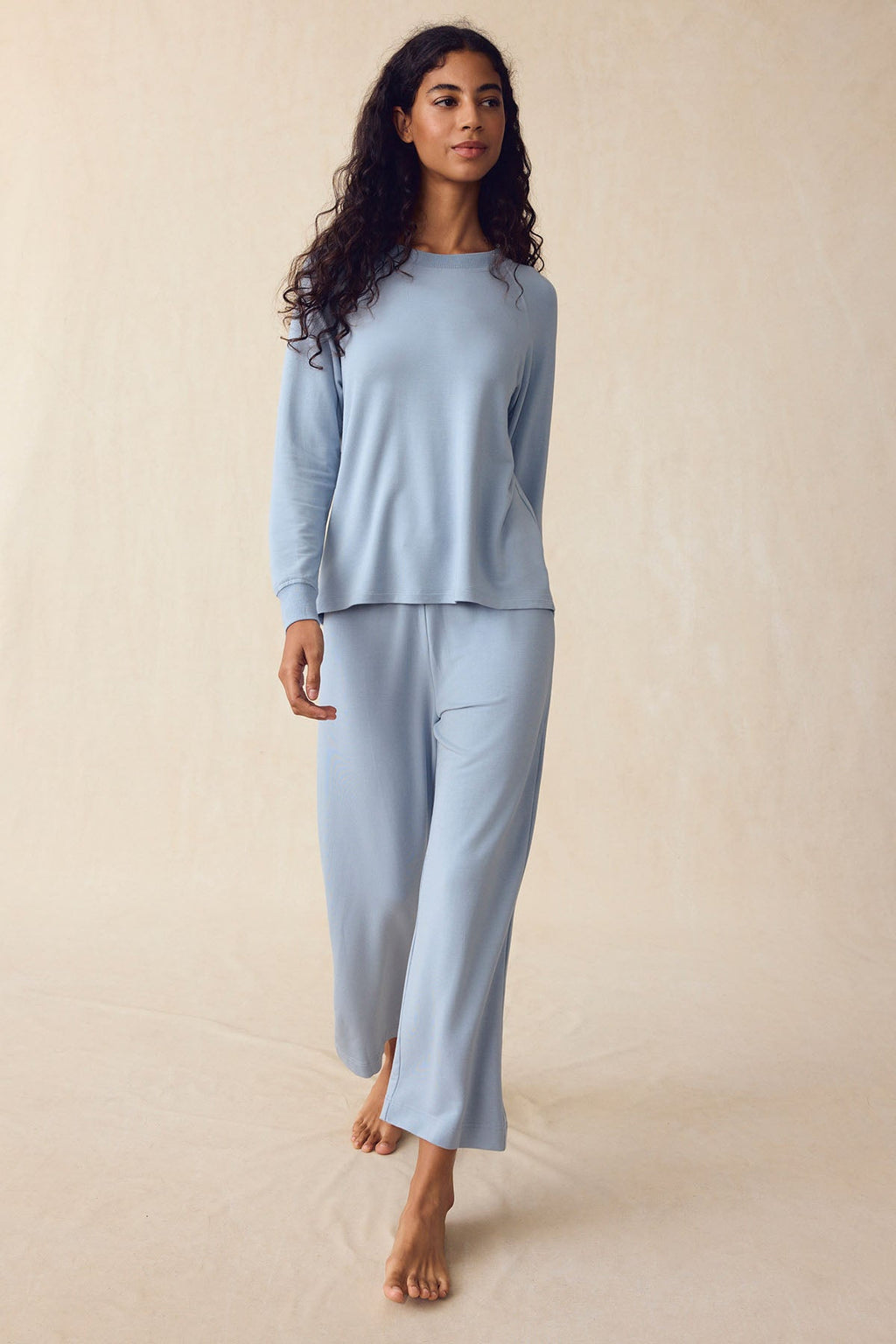 Relax Pants Set in Dusty Blue