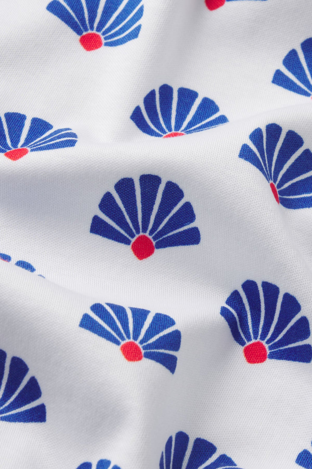 Pima Crew Shorts Set in Lapis Scallop Shell