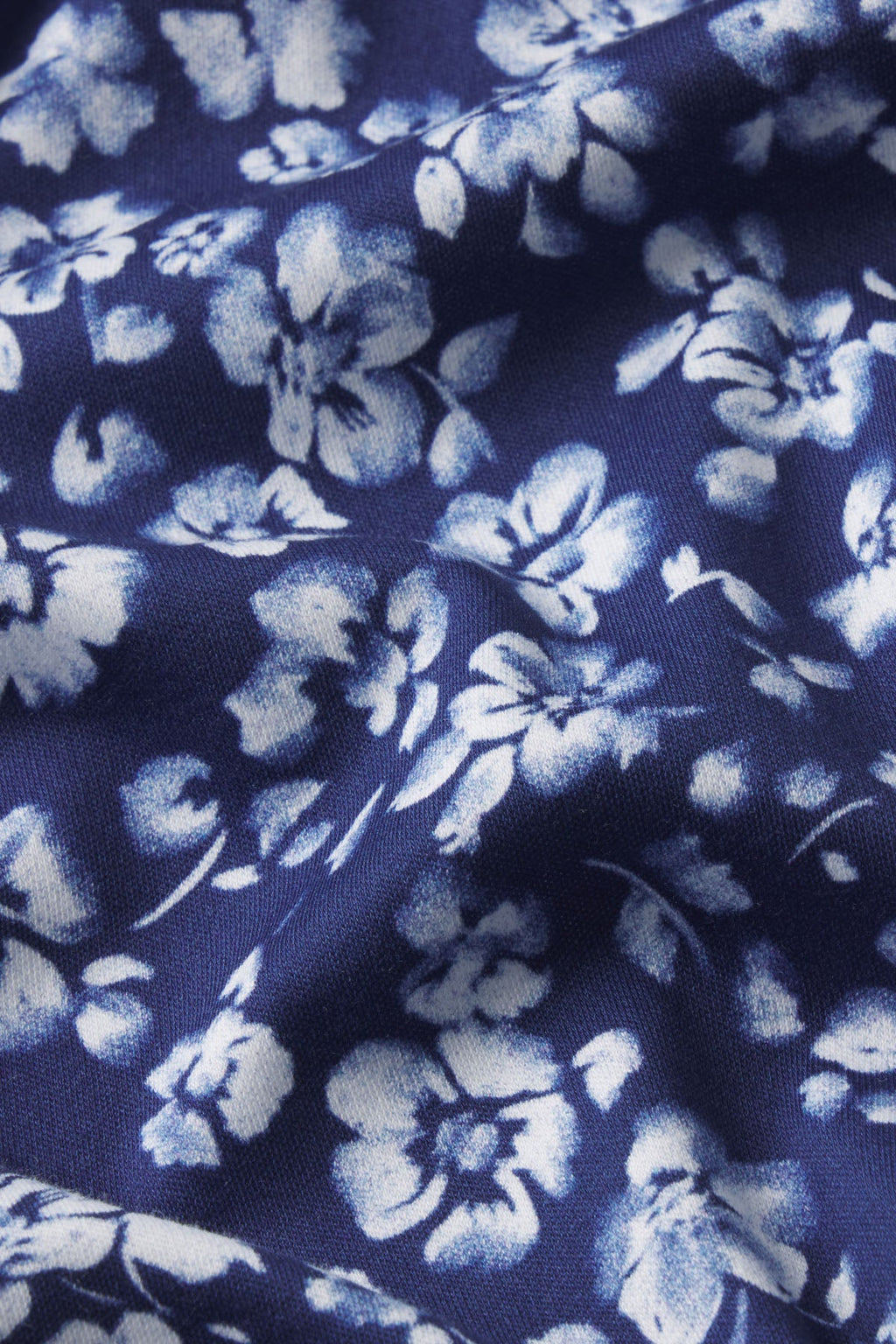 Pima Shorts Set in Blue Depths Anemones
