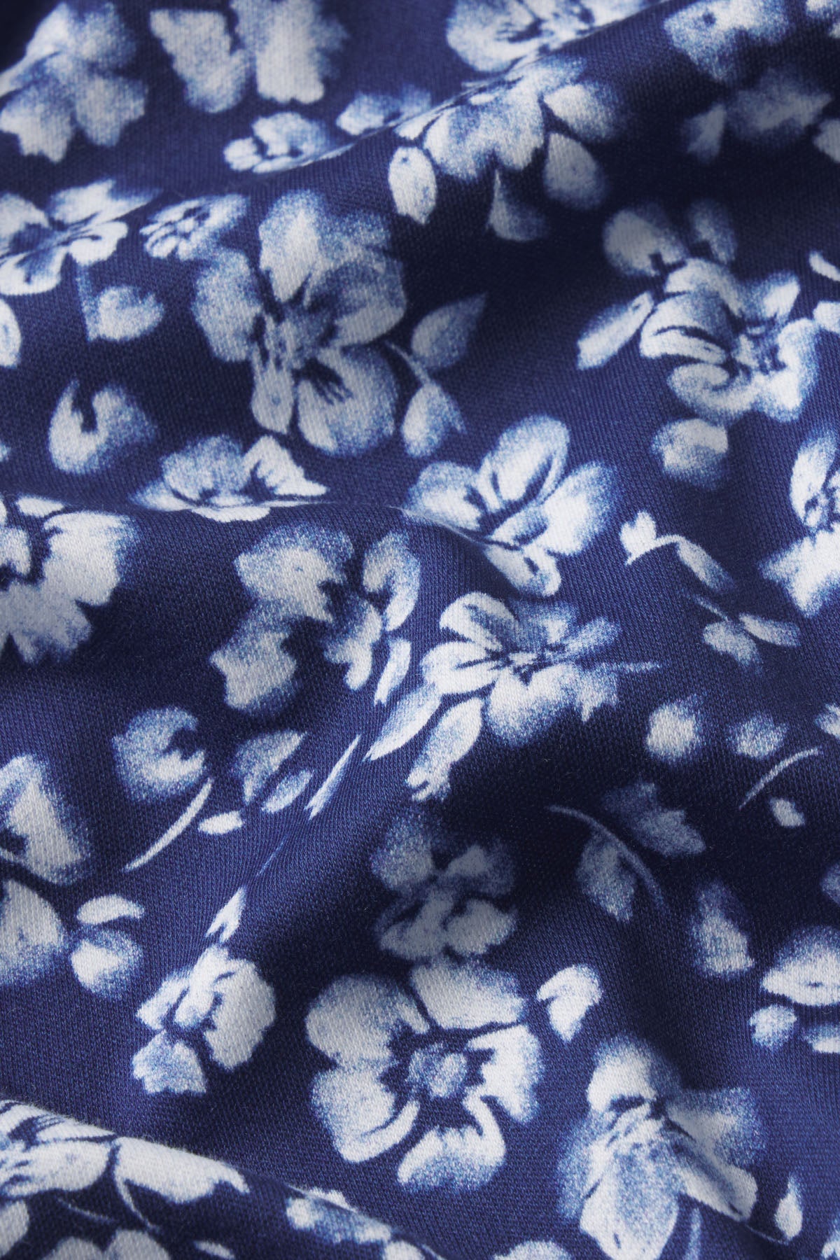 Pima Shorts Set in Blue Depths Anemones