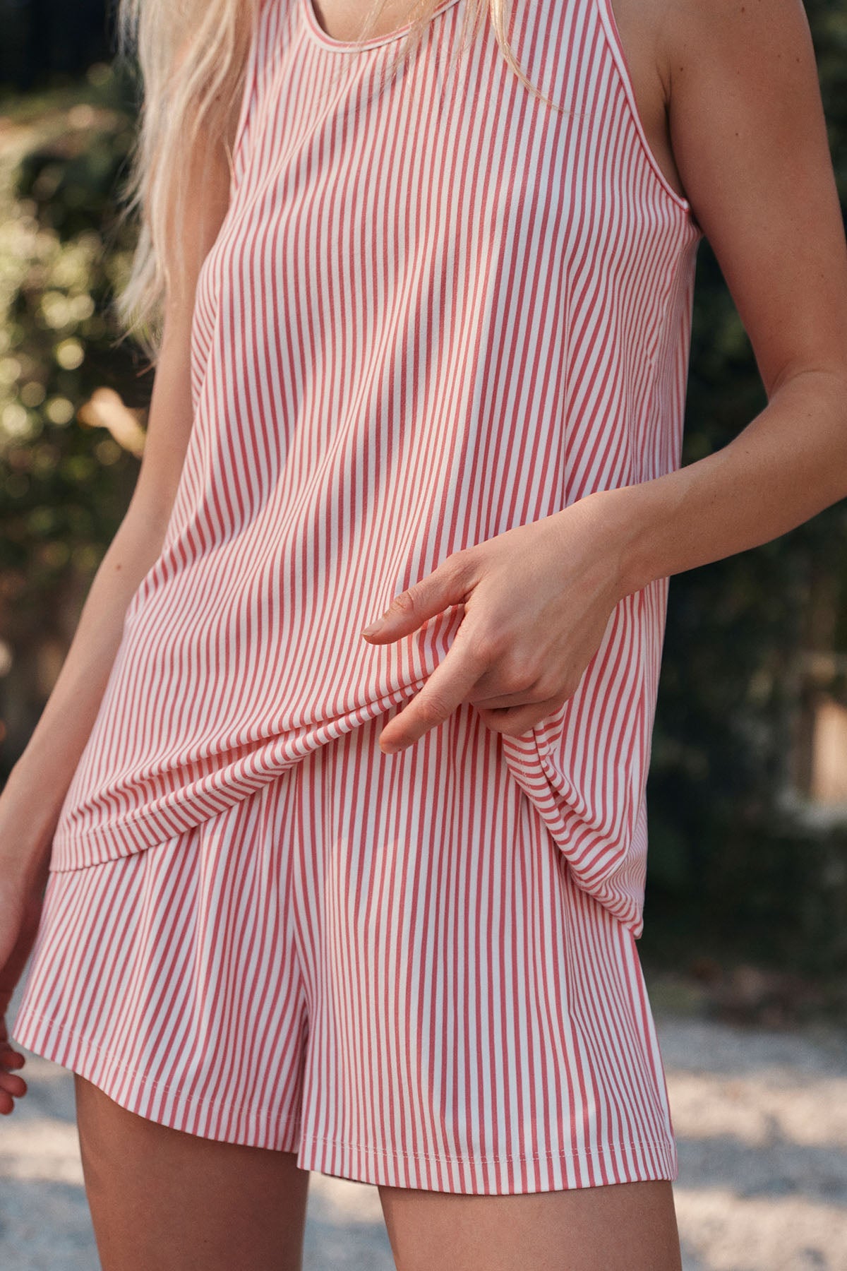 DreamModal® Kimono Shorts Bundle in Winterberry Pencil Stripe