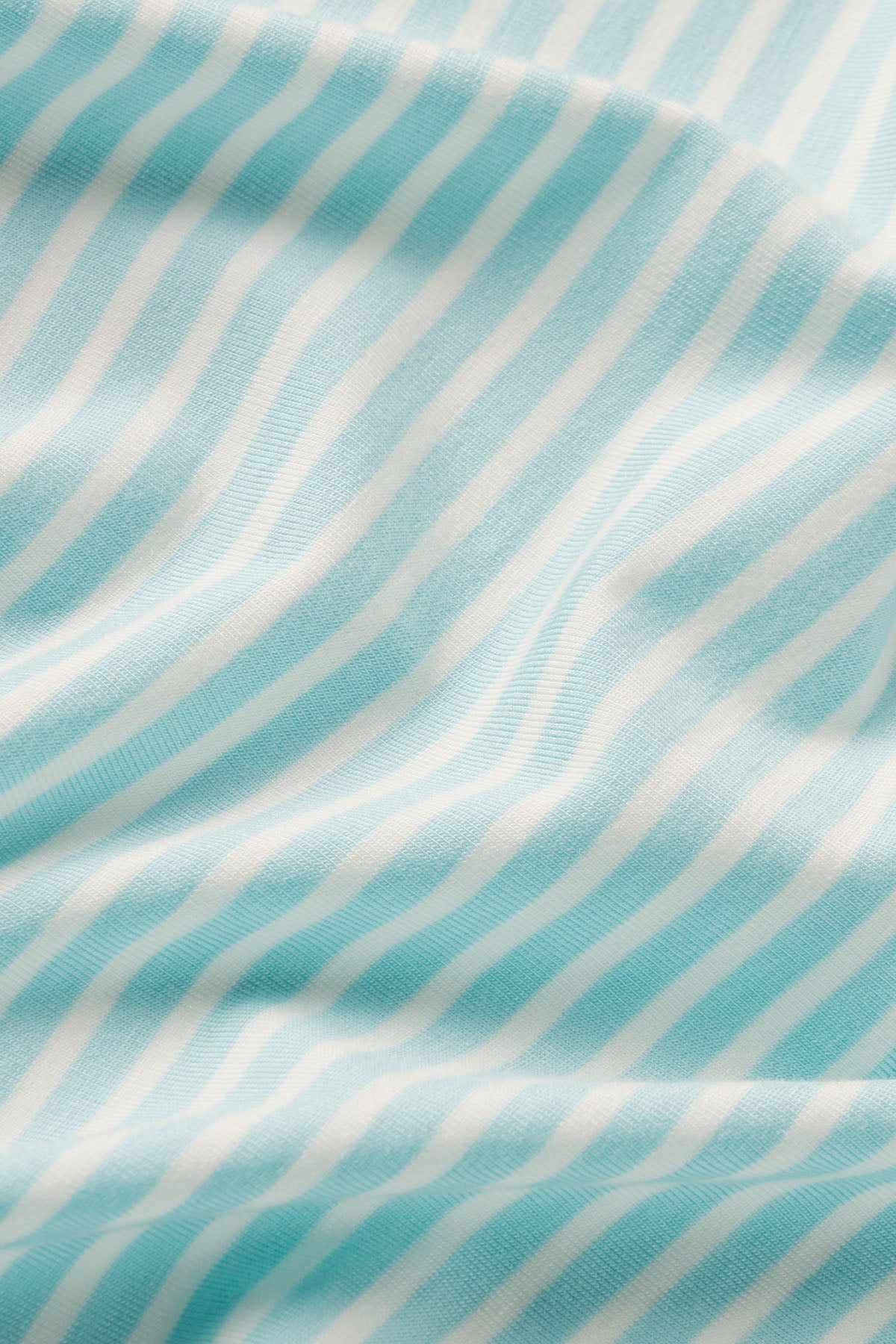 Maternity DreamModal® Kimono Three-Piece Set in Salt Spray Pencil Stripe