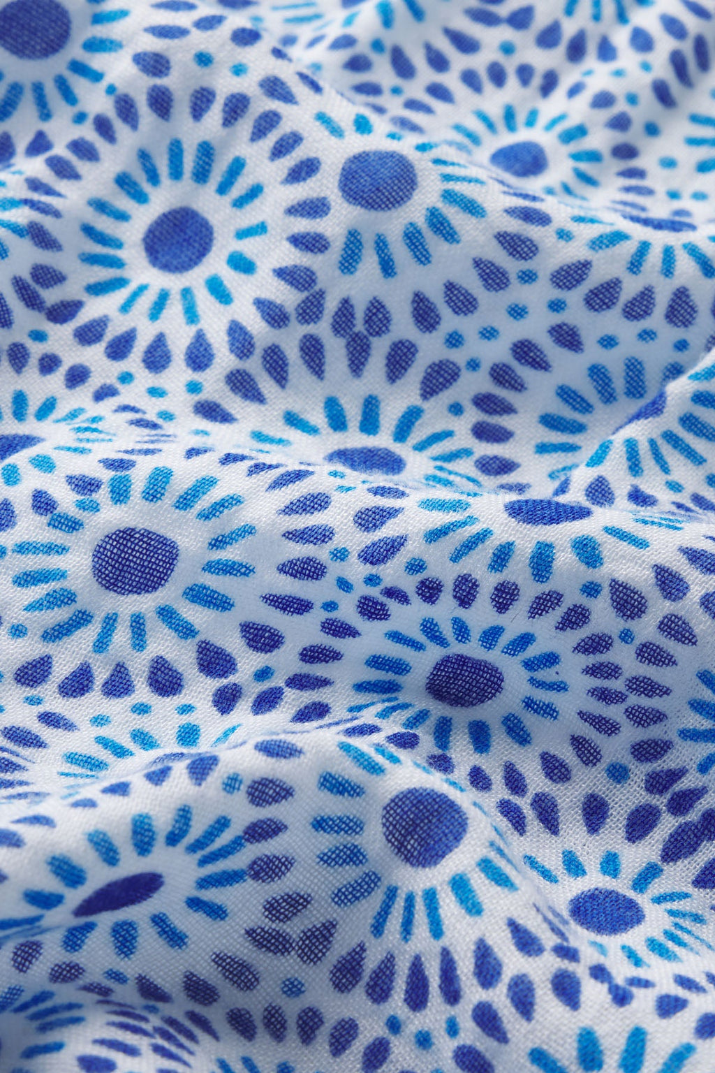 Hamptons Pants Set in Lapis Dot Gauze