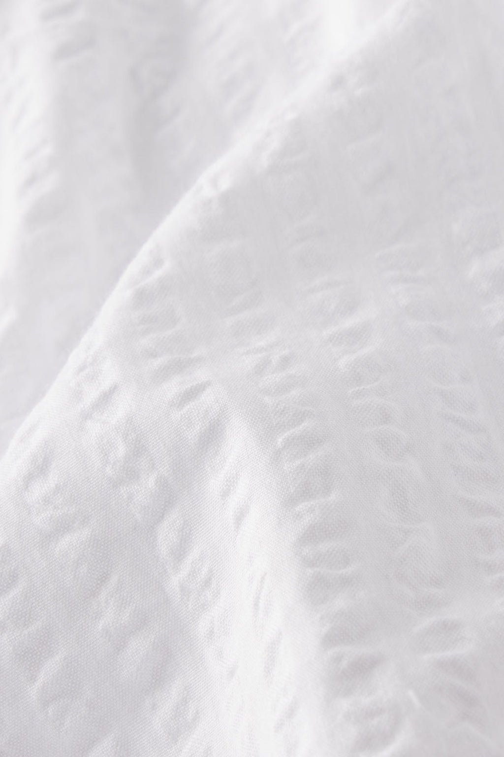 Charlie Nightgown in White Seersucker
