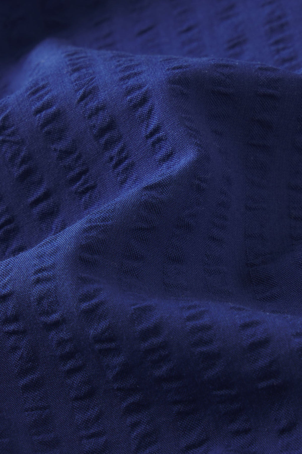 Charlie Nightgown in Blue Depths Seersucker