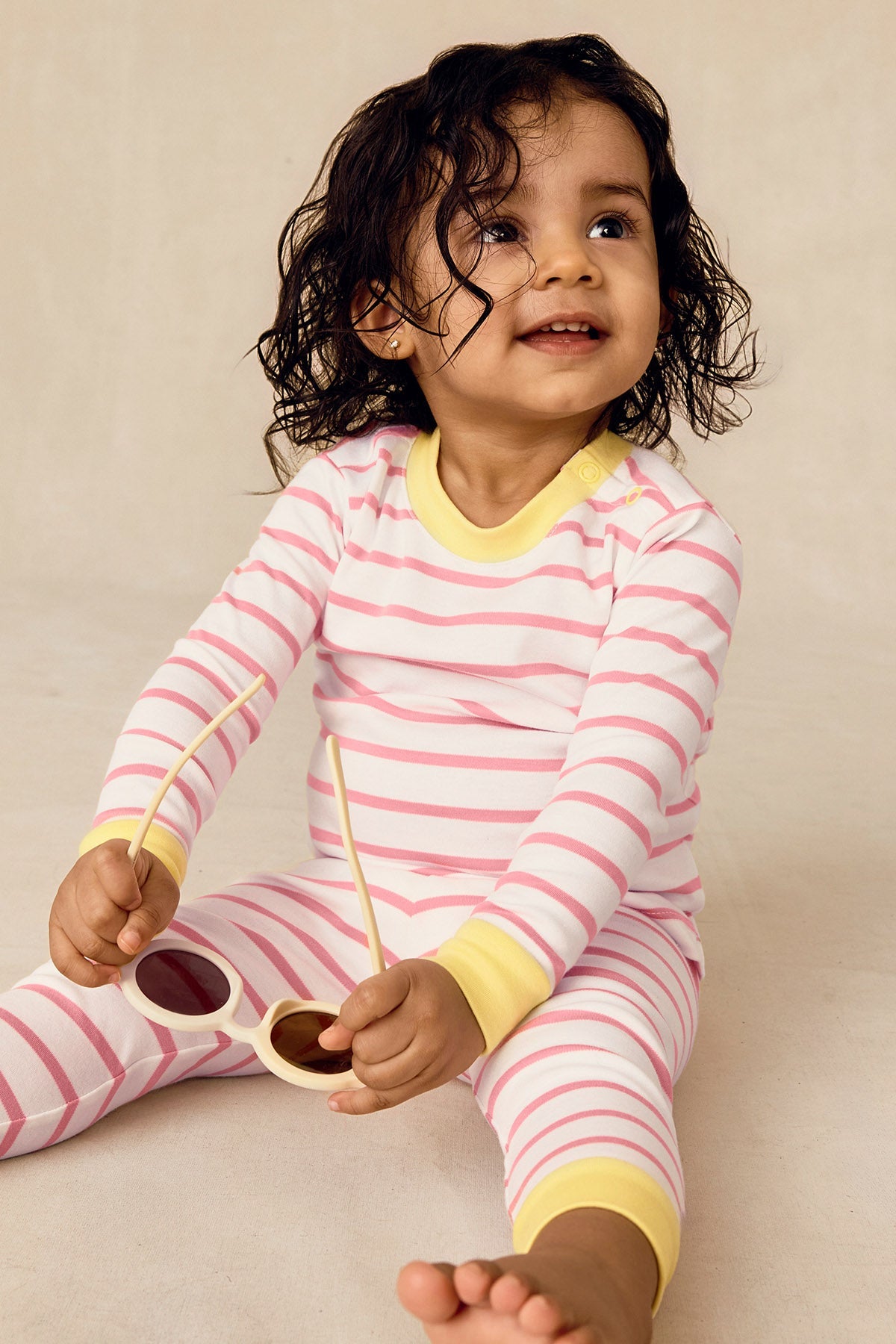 Baby Long-Long Set in Gelato Anchor Stripe