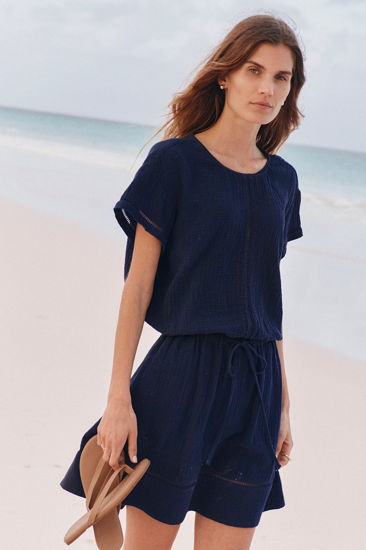 Cabana Skirt Set in Maritime