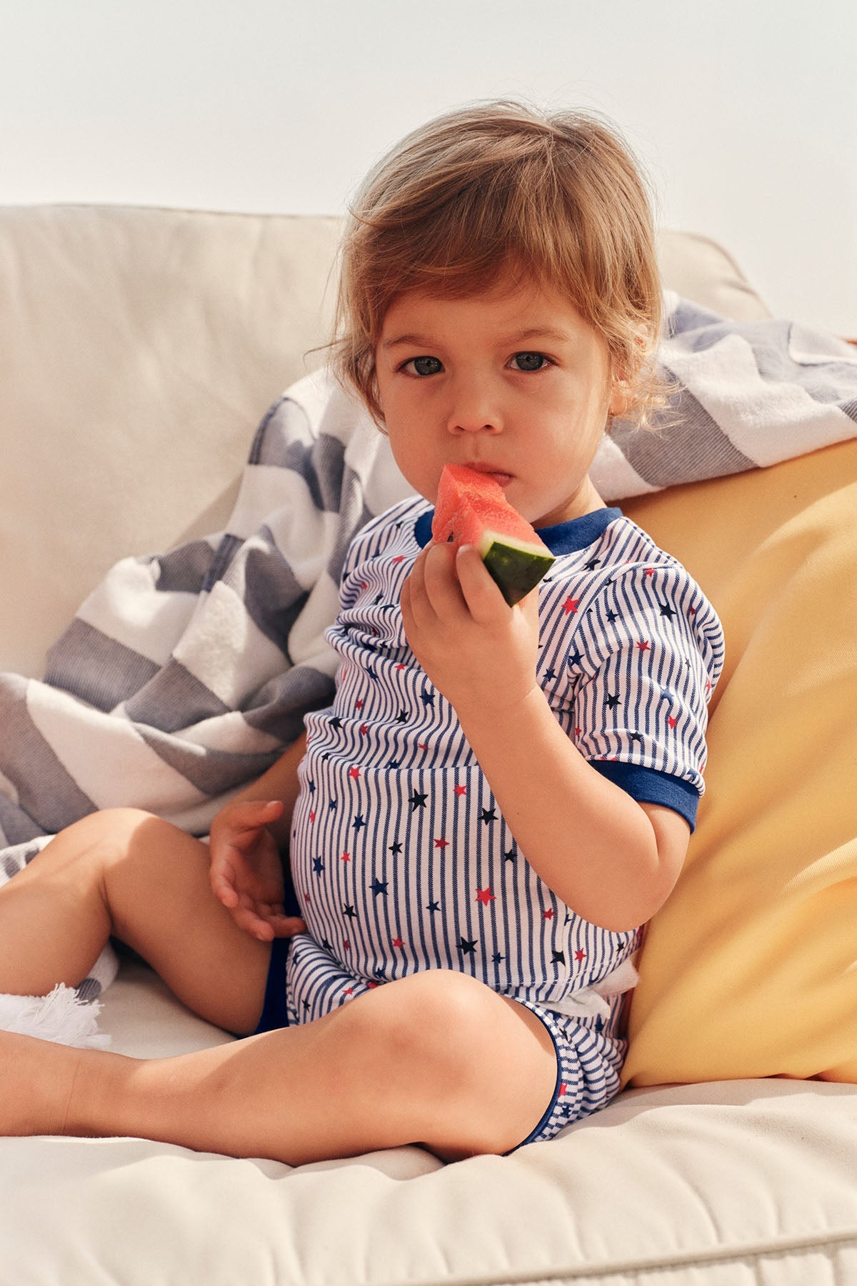 Kids Shorts Set in Star Spangled