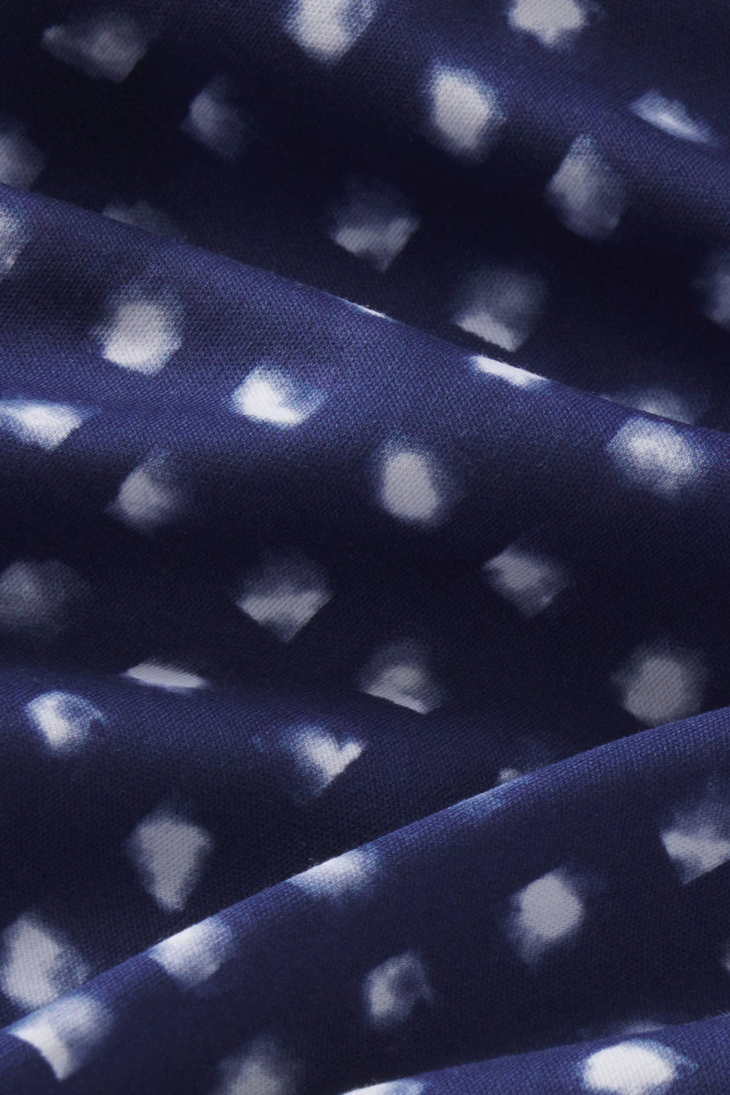 Pima Ruffle Pants Set in Blue Depths Brushed Check