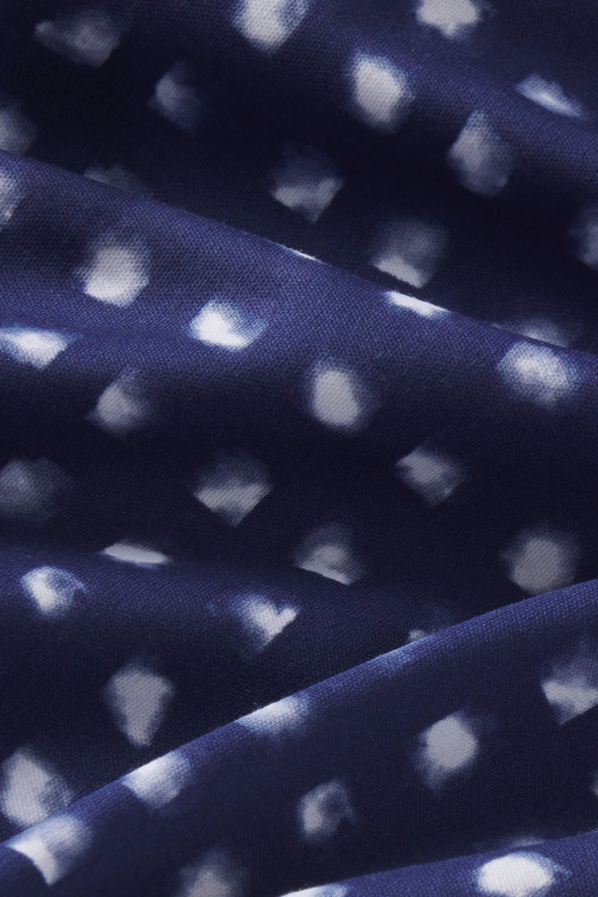Pima Ruffle Pants Set in Blue Depths Brushed Check