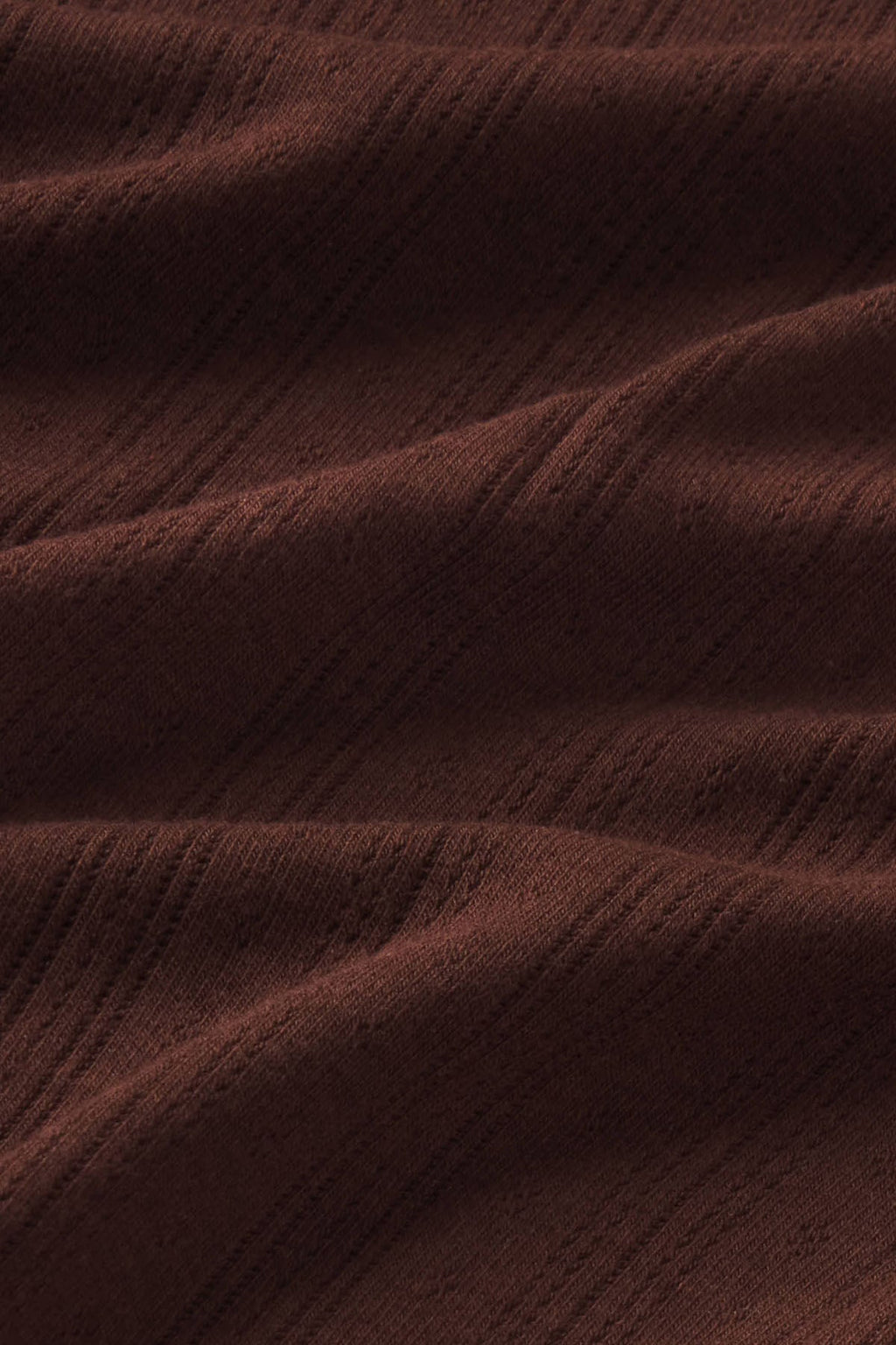Pointelle Tank Gown in Cocoa