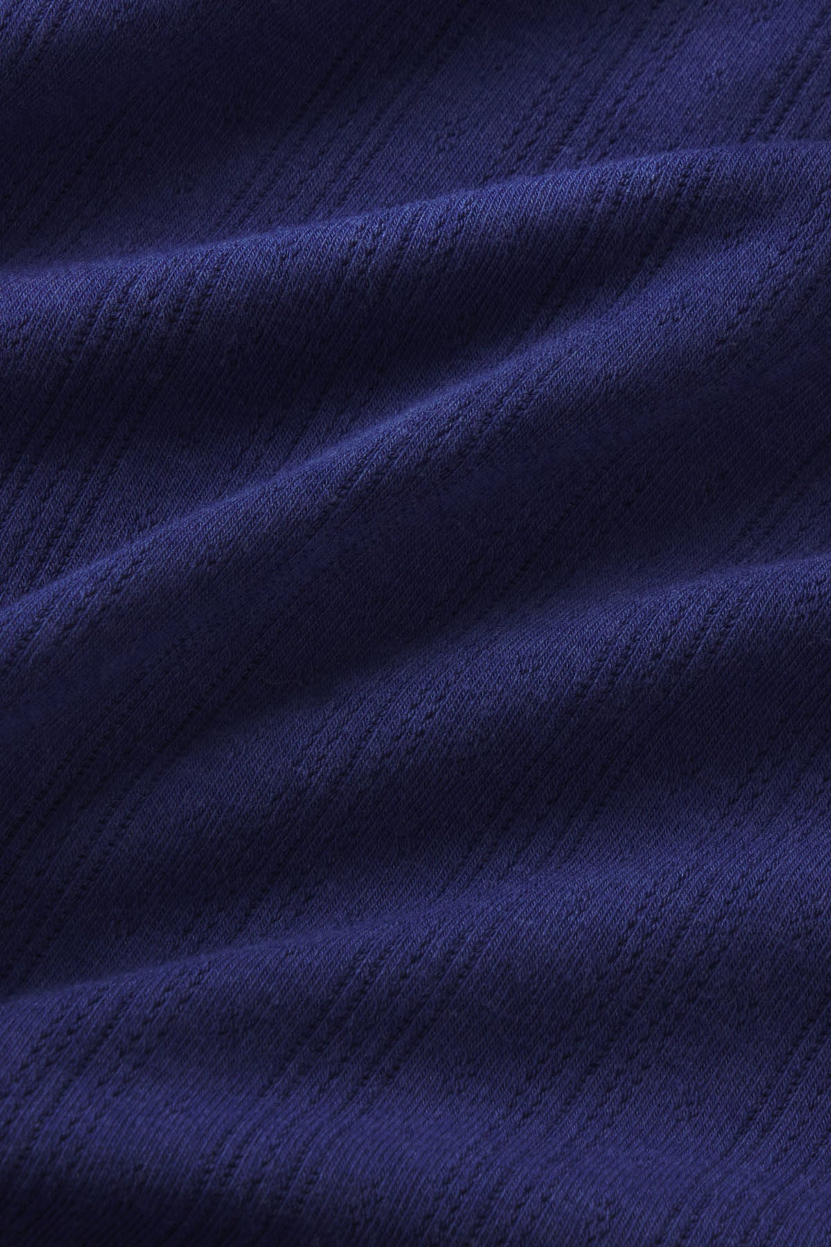Pointelle Tank-Long Set in Blue Depths