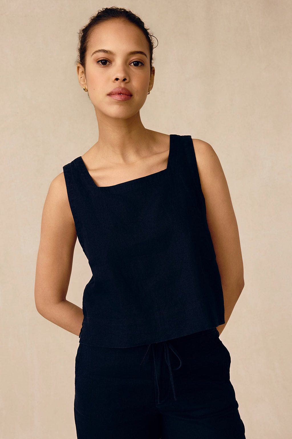 Coupe Pant Set in Black