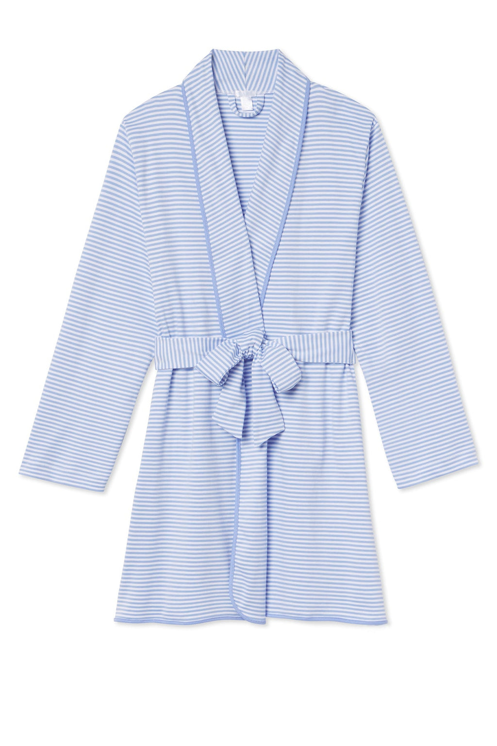 Pima Short Robe in Hydrangea