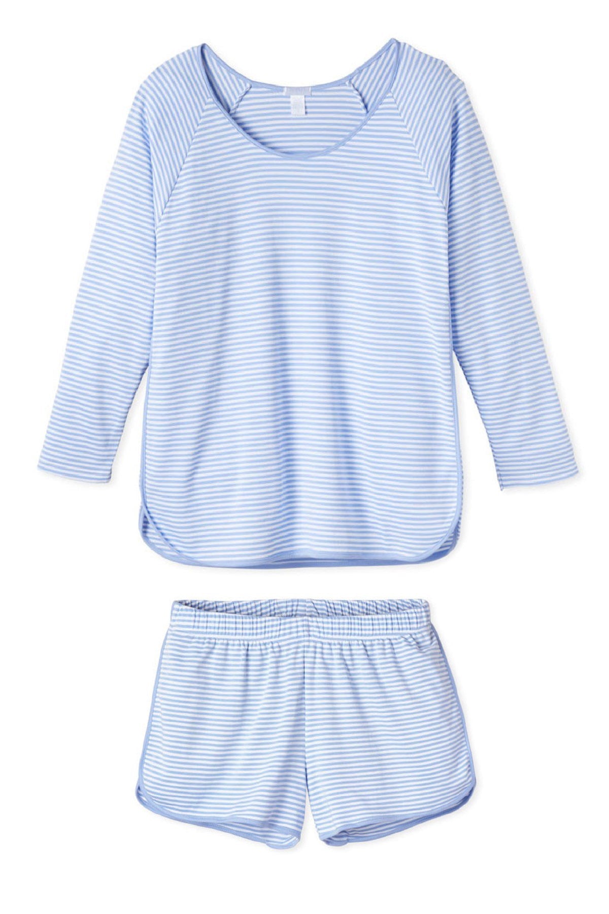 Pima Long-Short Set in Hydrangea