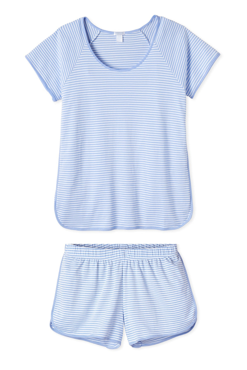 Pima Shorts Set in Hydrangea