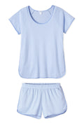 Pima Shorts Set in Hydrangea